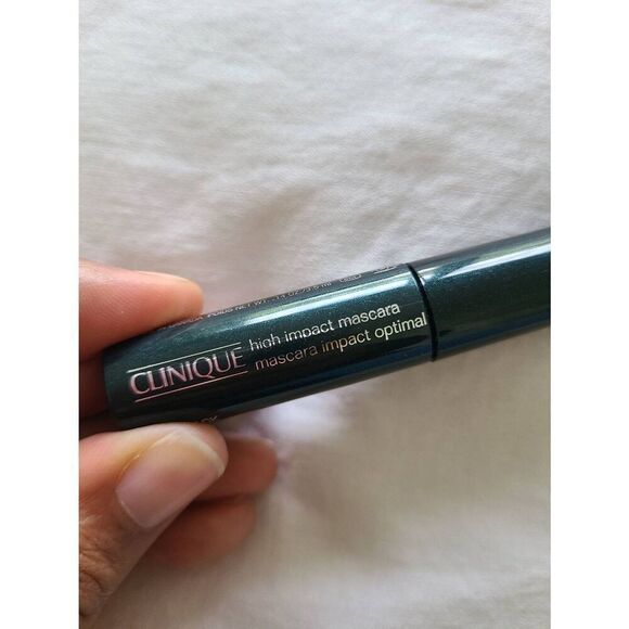 Clinique Makeup Bag and 3 Sample Black Mascara Womens Multicolor Travel Cosmetic - Picture 3 of 5